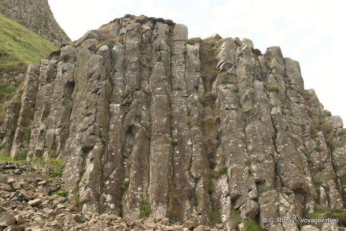 Chimeneas basalto fracturado, Calzada de los Gigantes - Irlanda del Norte
