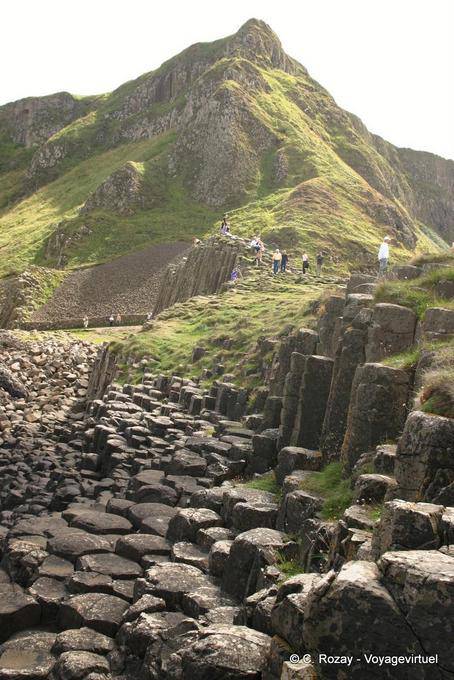 Los efectos de la actividad volcánica en el Paleógeno, Calzada de los Gigantes - Irlanda del Norte