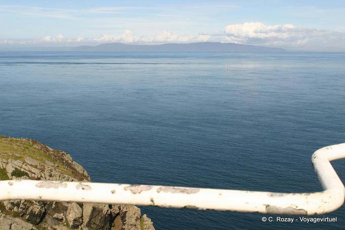 Rathlin Island vista desde la pista de los torres, Costa de Antrim - Irlanda del Norte
