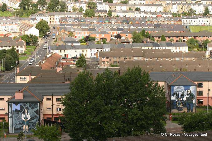 Murales del Bogside en la Lecky Road, Derry - Irlanda del Norte