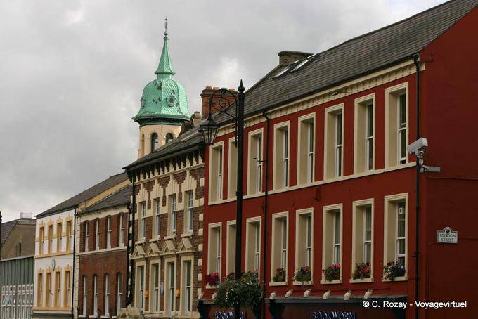 Bishop Street Dentro, en el diamante, Londonderry, Derry - Irlanda del Norte