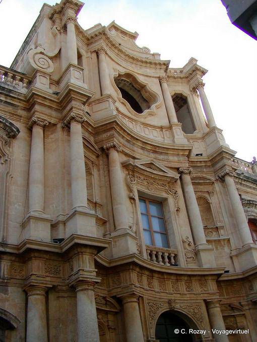 La Iglesia de San Carlos Borromeo, Noto - Italia