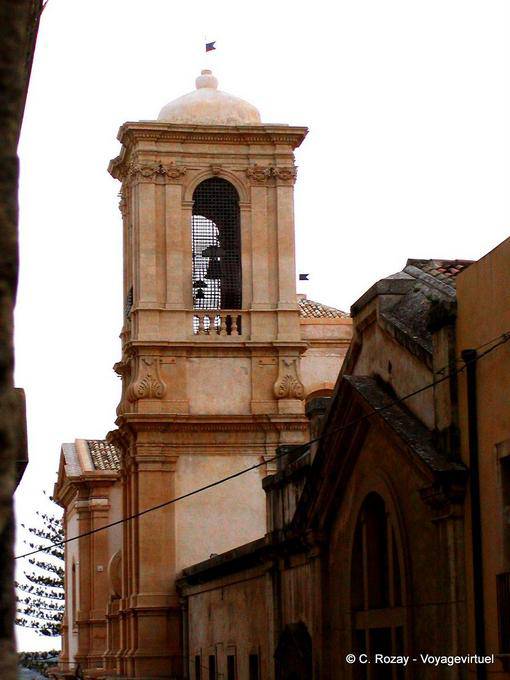 Torre de Bell en la ciudad, Noto - Italia
