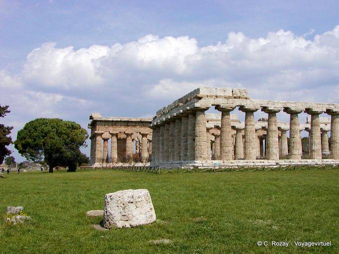 Los dos templos de Hera en Paestum - Italia