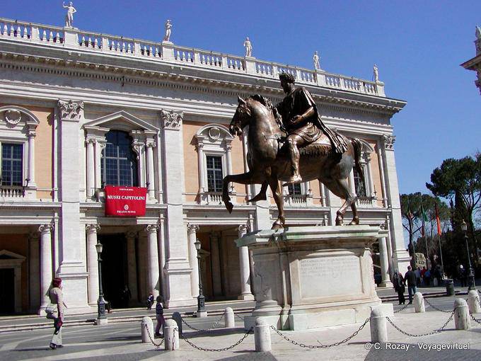 Estatua ecuestre de Marco Aurelio, Roma - Italia