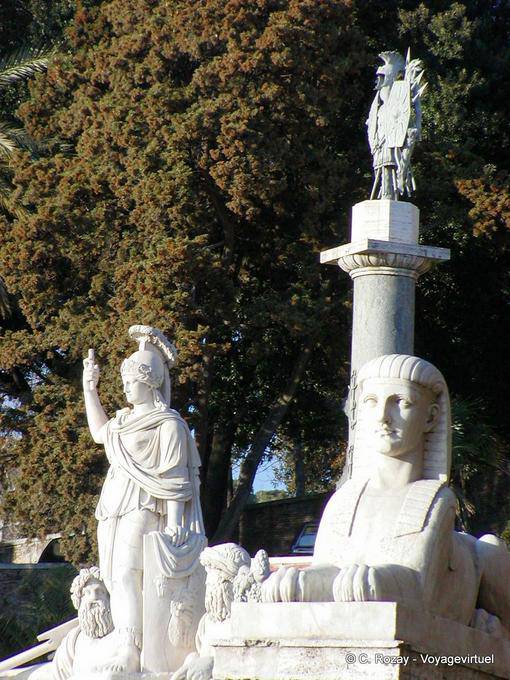 Sphynx local, la Plaza del Pueblo, Roma - Italia