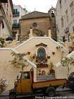Escaleras de ida, Via Umberto I, Cefalu, Italia.
