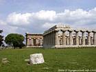 Los dos templos de Hera en Paestum, Italia.