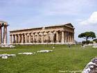 El segundo templo de Hera, dice Templo de Poseidón, Paestum, Italia.