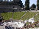 El gran teatro, Pompeya, Italia.