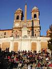 Trinita dei Monti, Roma, Italia.