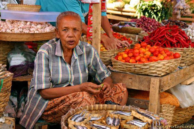 Los colores del mercado local, Java - Indonesia