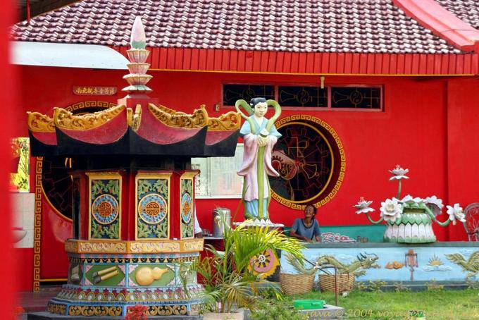 El templo chino Banyuwangi, Java - Indonesia