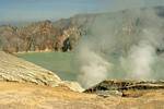 Fumarolas de azufre, Java, Indonesia.