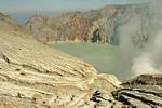 Kawa Ijen, flujo de lava, Java, Indonesia.