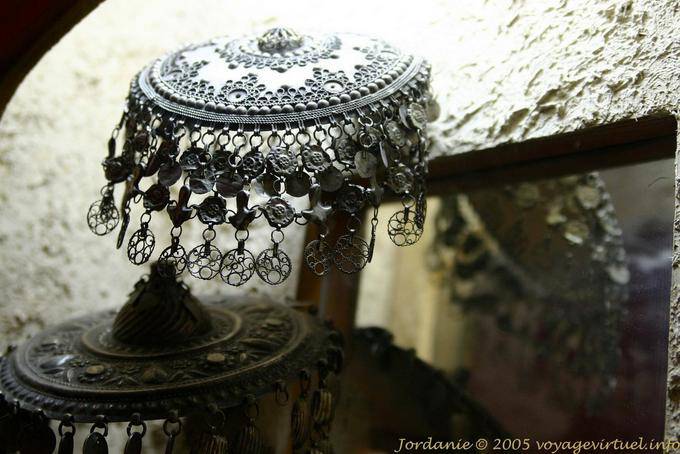 Mostrar notable joyas, museo Amman - Jordania