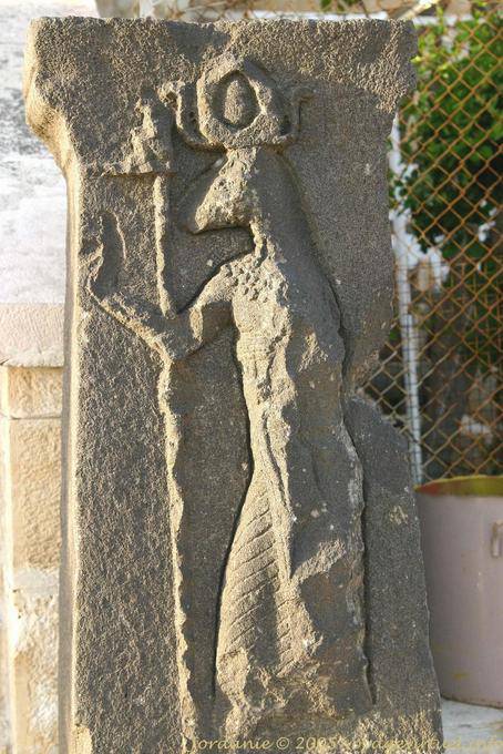 Escultura que representa a un dios, Museo Arqueológico, Citadel, Amman - Jordania