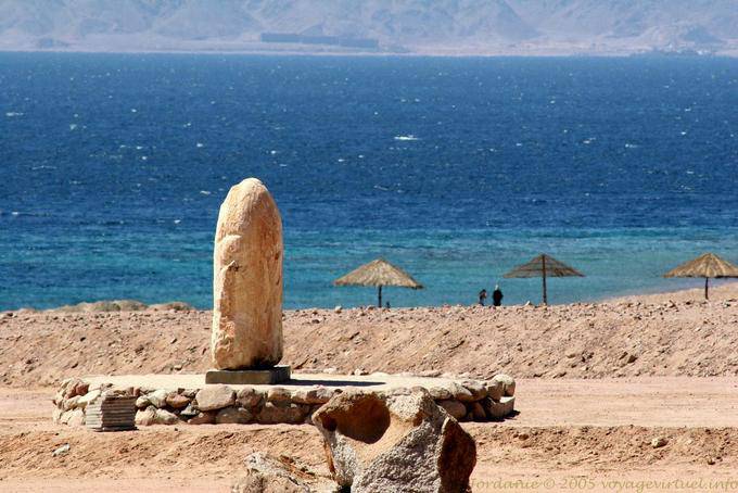 Menhir cara, Aqaba - Jordania