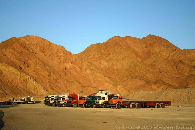 Camiones, Aqaba - Jordania