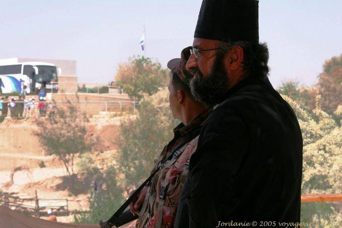 El Papa y el soldado, el río Jordán, Bethany - Jordania