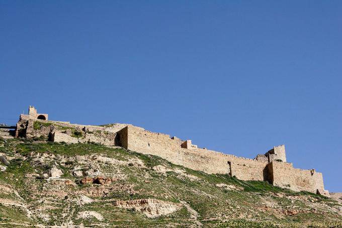 El castillo de los cruzados Kerak - Jordania