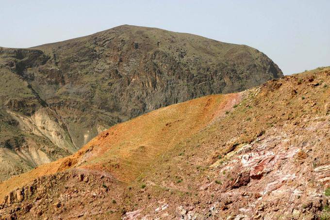 Las sombras de colores en las montañas, Ma'in - Jordania