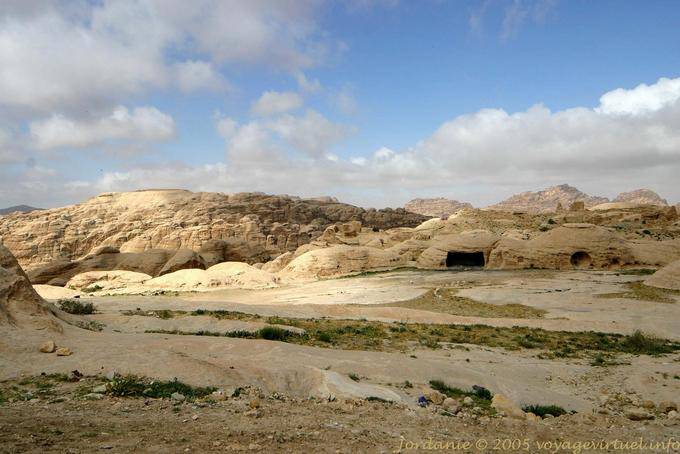 Vivienda blocao Natural nabatea de Petra Alrededor - Jordania