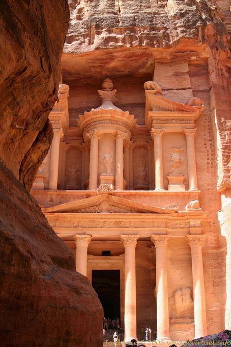 Última enfoque Khazneh del Siq, Petra - Jordania