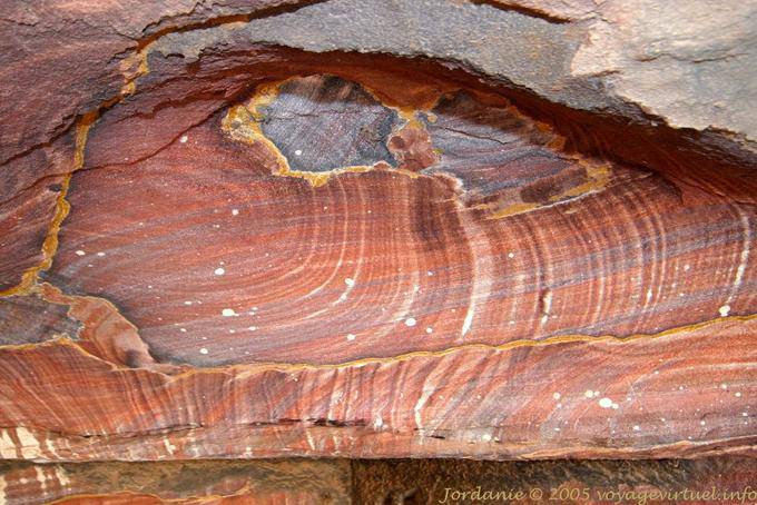 Moire roca, Petra Khubta - Jordania