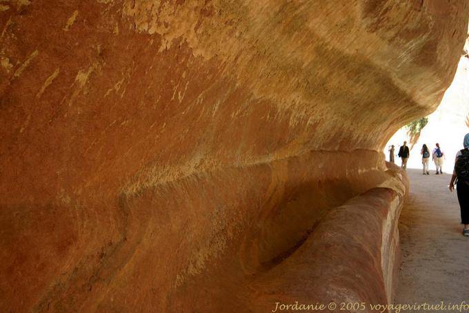 Sistema de Agua para entregar agua, Petra Siq - Jordania