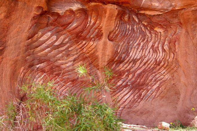 Colores asombrosos en Wadi al-Farasa, Petra - Jordania