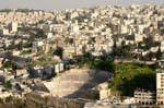 Teatro romano Panorama desde la Alcazaba, Amman, Jordania.