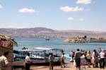 Frente a Eilat, ciudad israelí, Aqaba, Jordania.