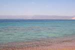 Azul del mar Rojo, Aqaba, Jordania.