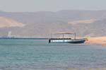 Barco de cristal a Taba, Aqaba, Jordania.