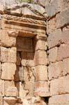 Elemento arquitectónico en un rincón, Jerash, Jordania.
