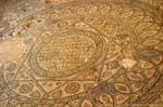 Gran mosaico geométrico con medallón griega, Madaba, Jordania.