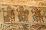 Figuras mitológicas griegas, Madaba mosaico, Jordania.