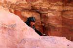 Regard de Femme, Petra Deir, Jordania.