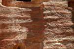 Rayas en roca, Petra Khubta, Jordania.