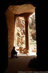 Triclinio dentro del jardín, Petra Zib Attuf, Jordania.