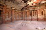 Comedor de la tumba del soldado romano, Wadi Al-Farasa, Petra, Jordania.