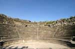 Teatro al oeste del sitio de Umm Qais (Gadara), Jordania.