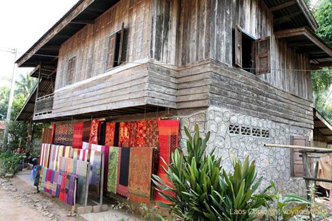 Typic casa, Ban Xanhai, Laos
