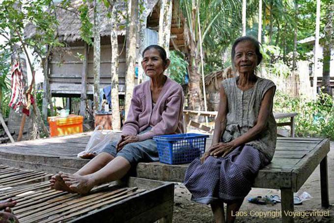 Resto del viejo, Khone Island, Laos