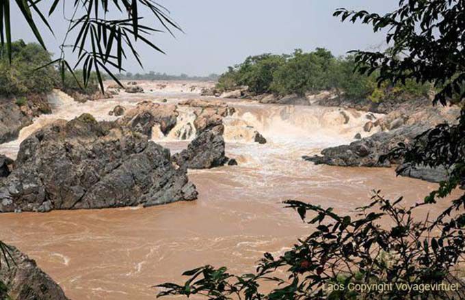 Falls Somphamit, Li Phi Mekong, Laos
