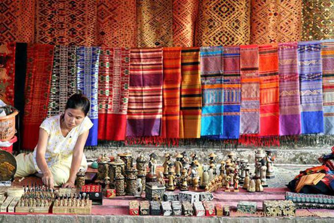 Mercado de Colores, Luang Prabang, Laos