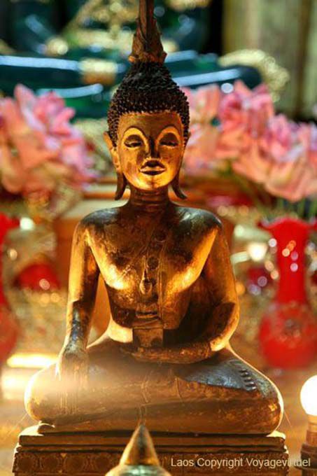 Luz budista, Wat Mai, Luang Prabang, Laos