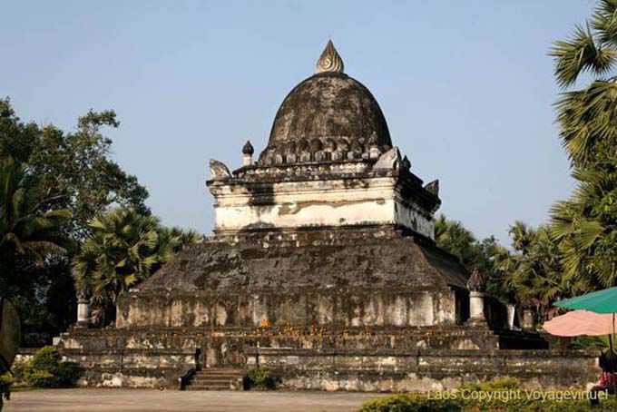 Ese templo sandía Makmo, Wat Visoun, Luang Prabang, Laos