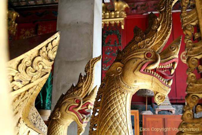 Royal carroza funeraria, Wat Xieng Thong, Luang Prabang, Laos
